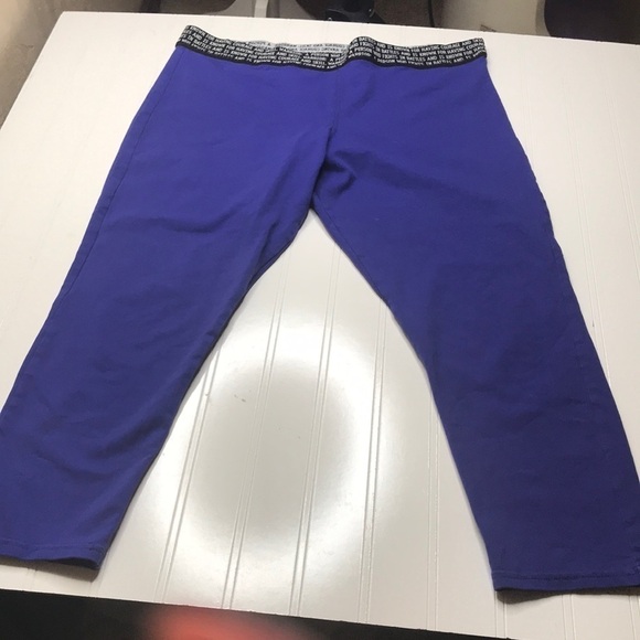 Warrior By Danika Patrick Purple 3/4 Leggings - Picture 2 of 6